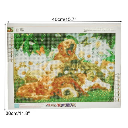 Uvakeng 5D DIY Diamond Painting Embroidery Animal Cross Stitch Home Decor Cross-Stitch